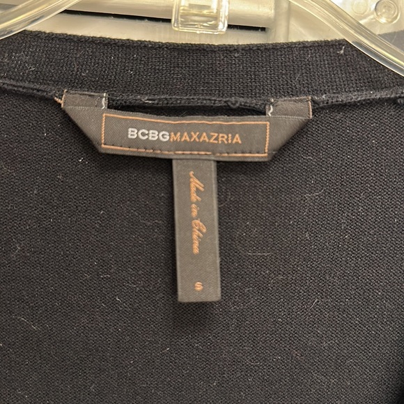 BCBG Maxazria Wrap Sweater in Black - Picture 3 of 4